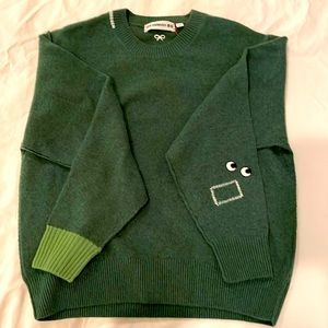 NWT Uniqlo x Anya Hindmarch Premium Lambswool Long Sleeve Crew Neck Sweater